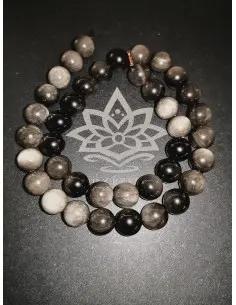 Sidabrinis obsidianas 10mm...